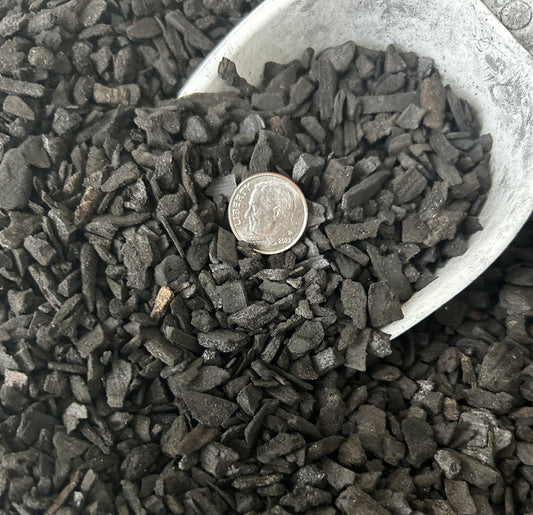 Horticultural Charcoal sold by the quart